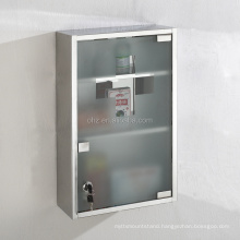 Morden Wall mounted Hung Stainless Steel Hospital Medicine Cabinet